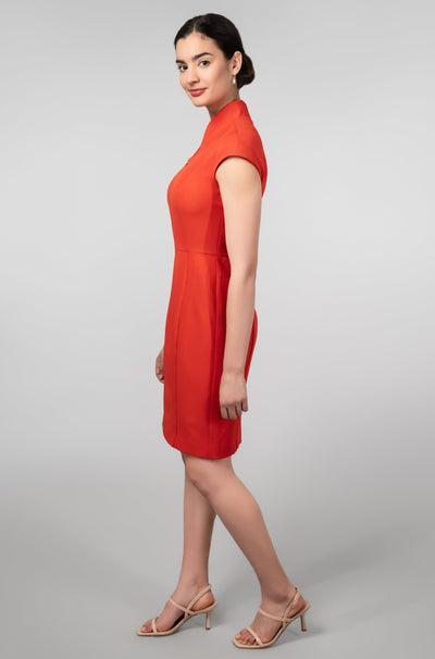 Cap Sleeved Evelyn Dress
